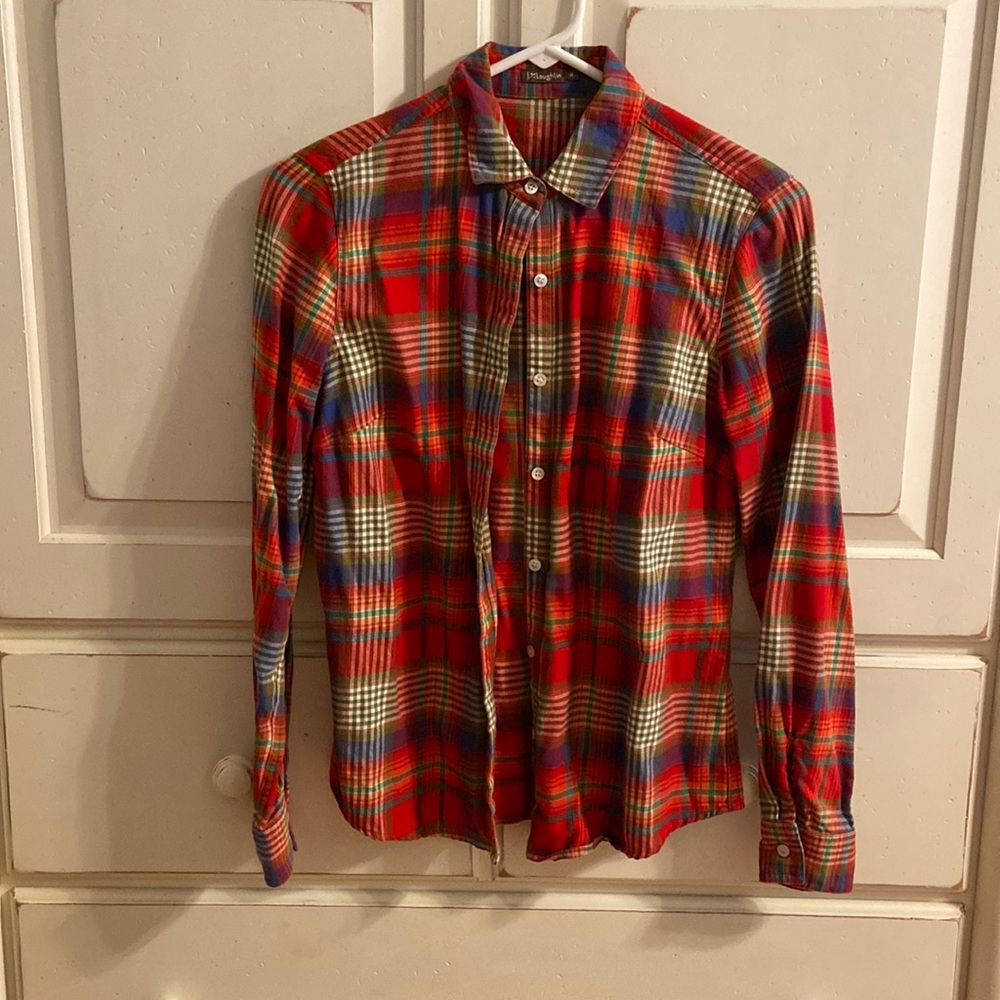 Plaid button up shirt